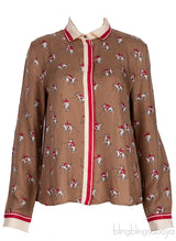 Brown Horse & Rider Printed Shirt
