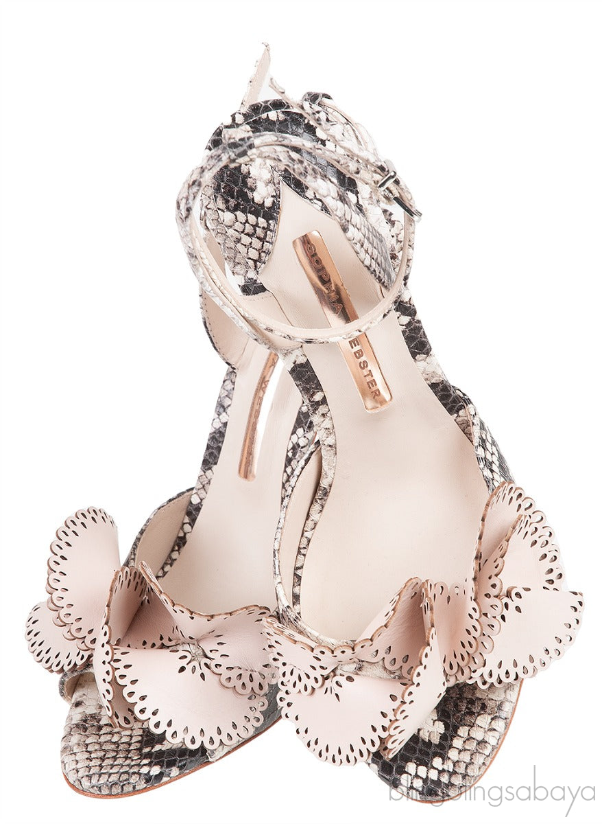 Python Slingback Heels