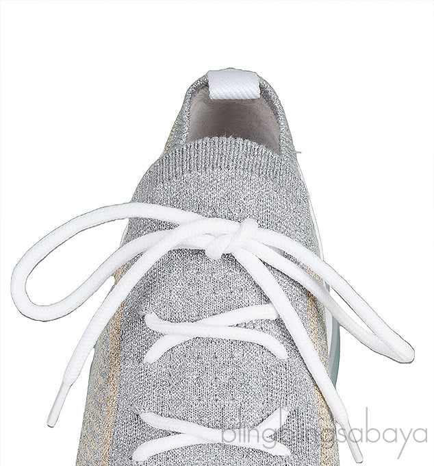 Hermes Metallic Silver/Gold Addict Sneakers