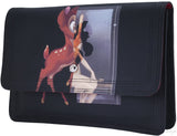 Bambi Antigona Black Clutch
