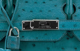 Birkin 32 HAC Blue Cobalt Ostrich