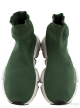 Green Speed Stretch-knit High Top Sneakers