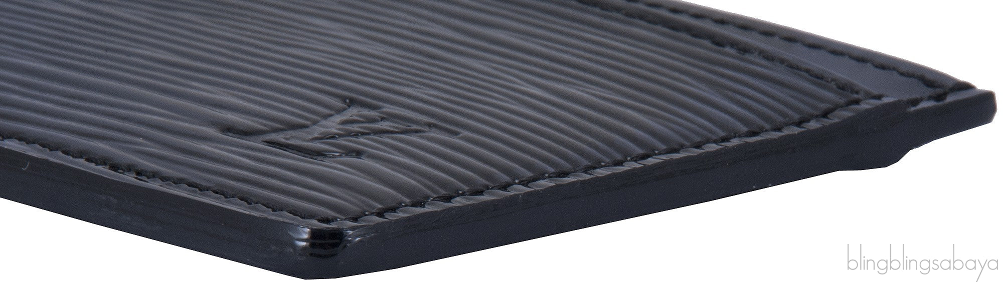 Black Epi Card Holder