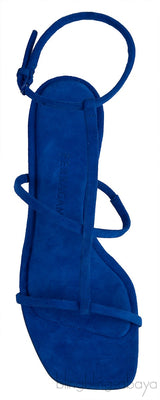 Blue Suede Elina Sandals