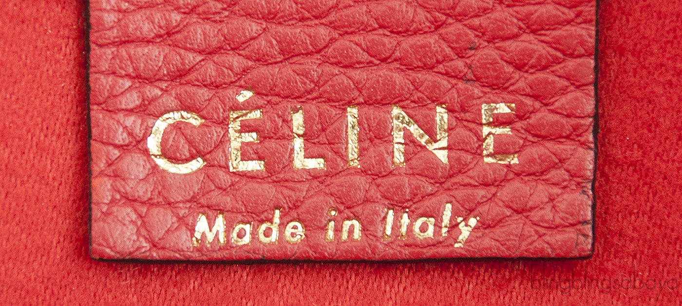 Red Nano Luggage Shoulder Bag