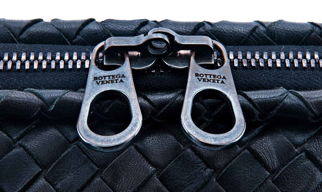 Nero Intrecciato Nappa Croco Duffle