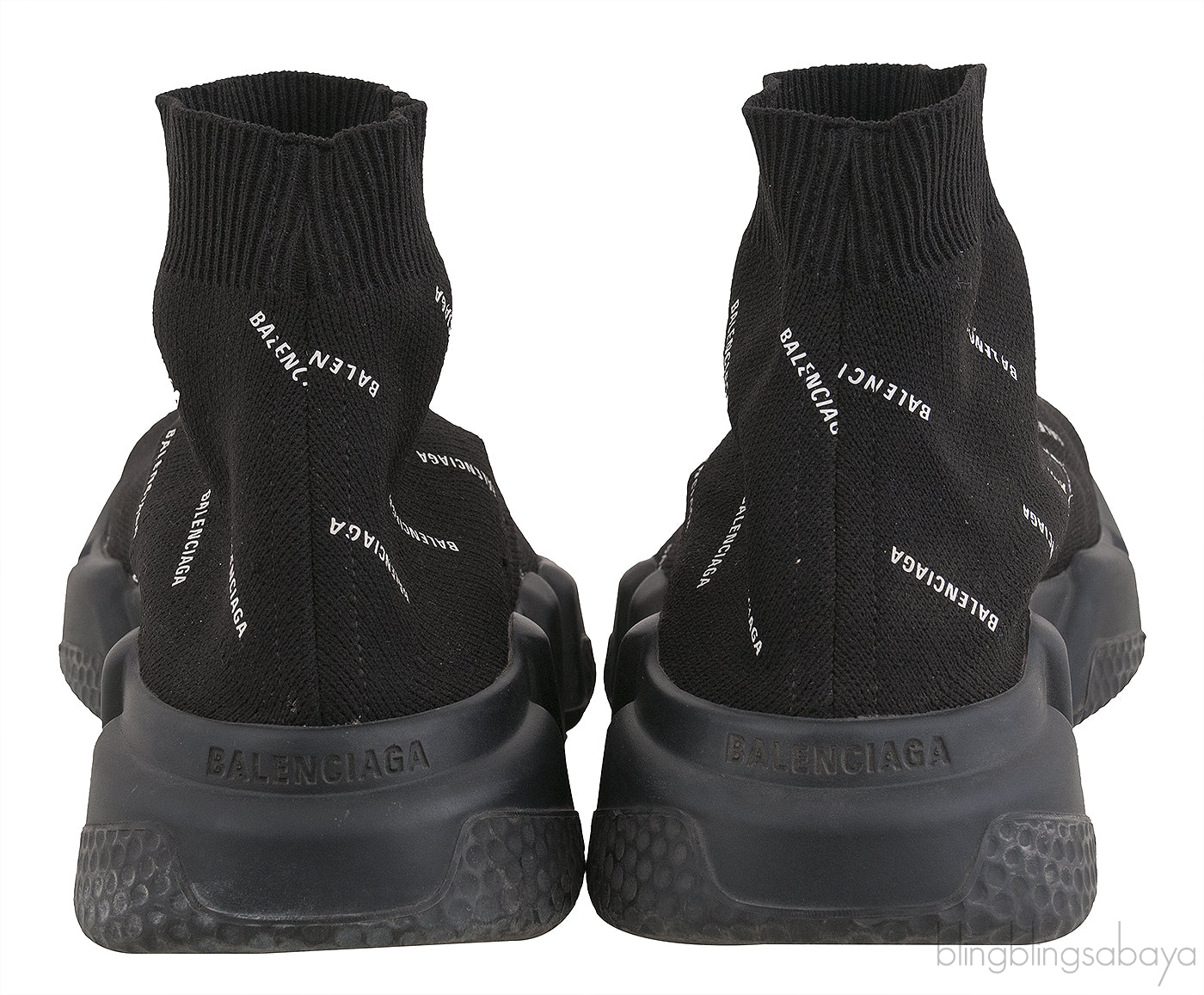 Printed Speed Stretch-knit High Top Sneakers
