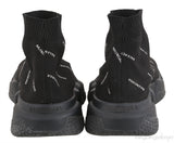 Printed Speed Stretch-knit High Top Sneakers