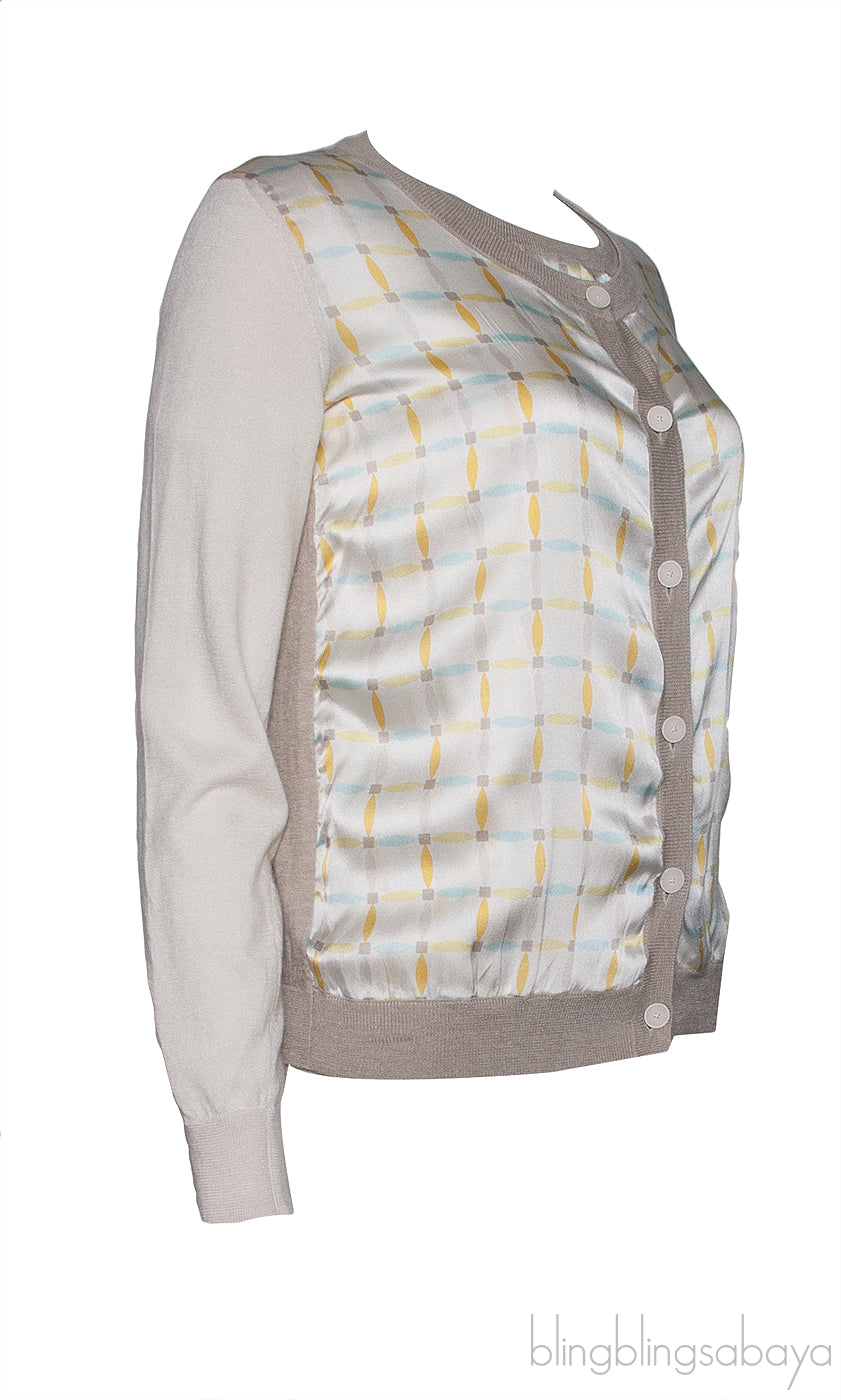 Printed Top & Cardigan