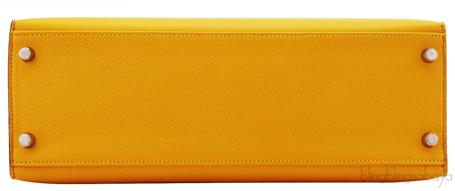Kelly 32 Jaune d\'Or Epsom PHW
