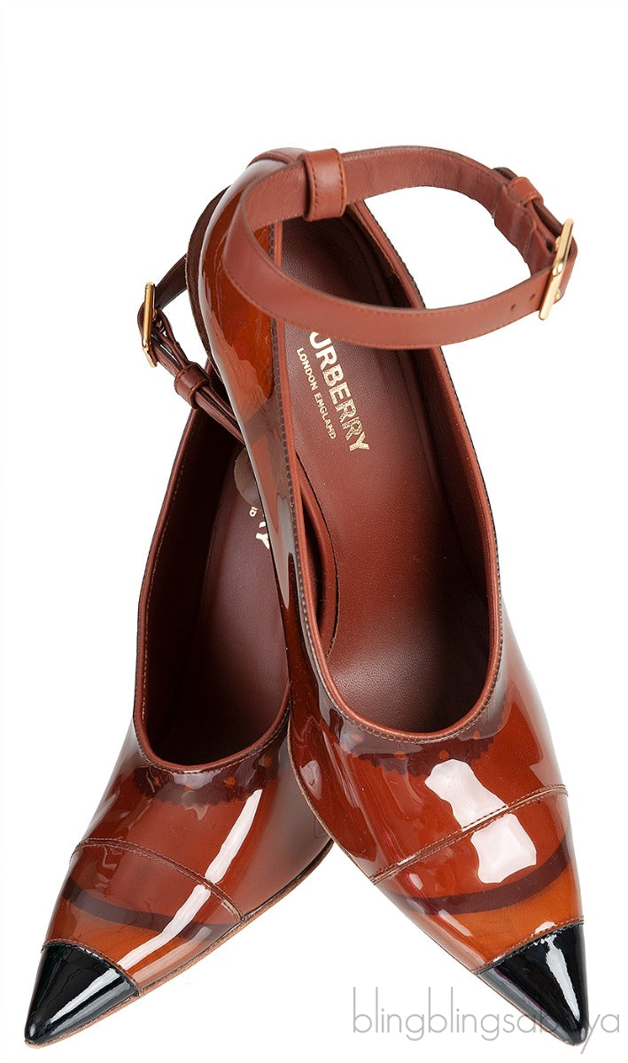 Evan Patent Leather 105 mm Pumps