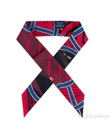 Jeu De Soie Multicolor Print Twilly