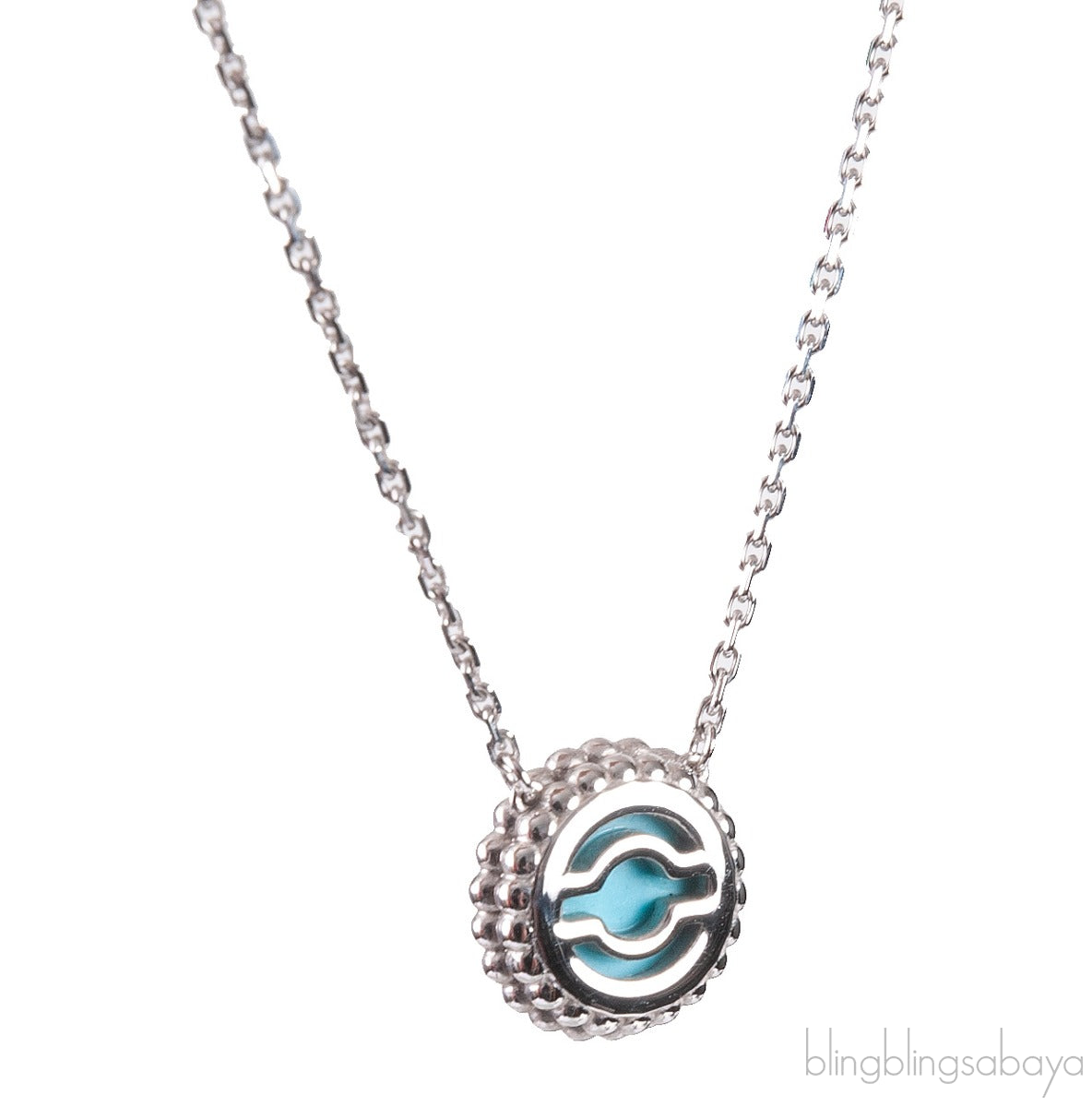 Turquoise Perlée Couleurs Pendant