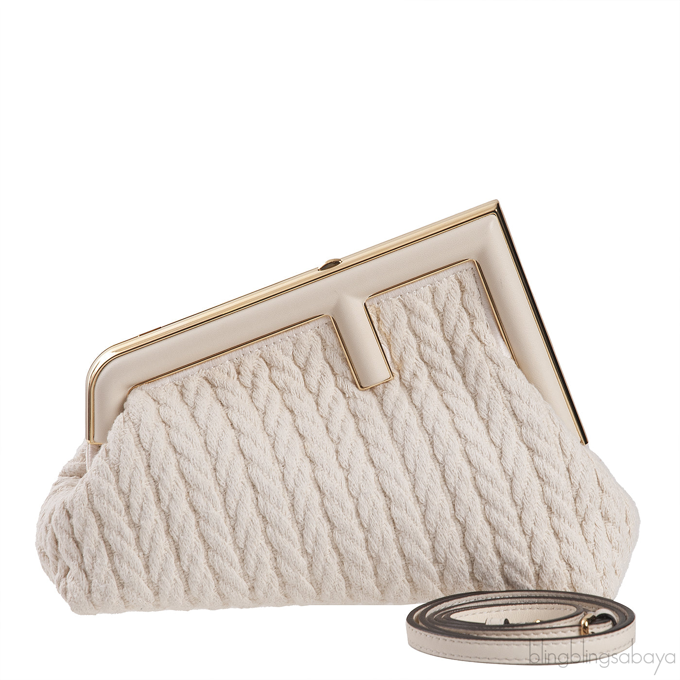 White Small First Clutch Bag