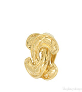 Vintage CC Quilted Earrings