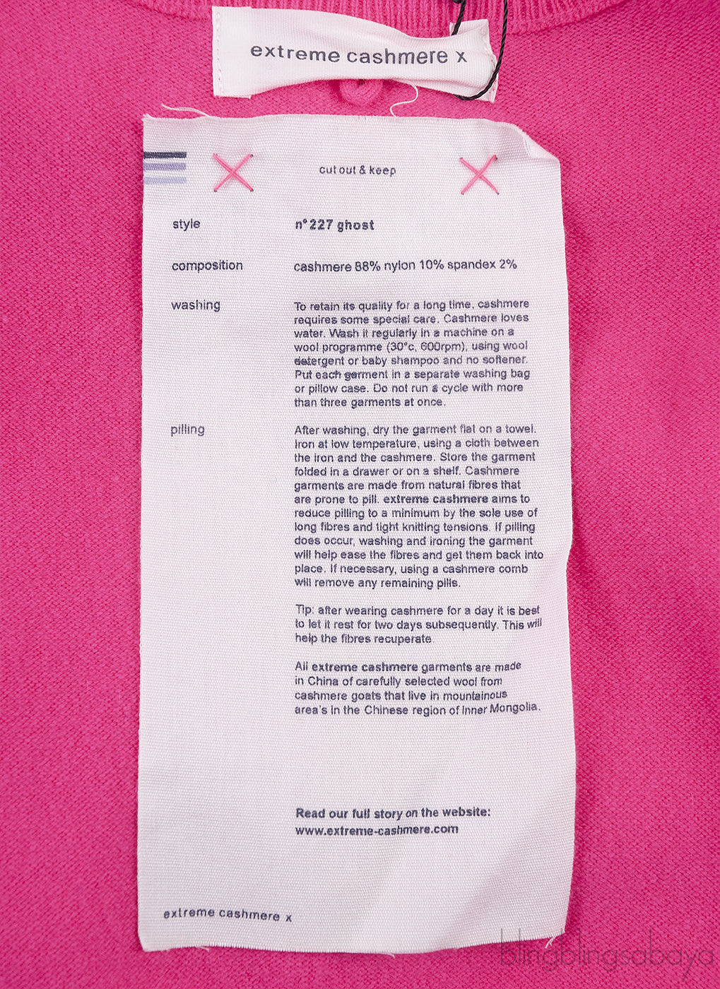 Extreme Cashmere  N°227 Ghost Belted Neon Cashmere-blend Maxi Dress