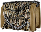 Le Boy Fringe & Chains Flap Bag