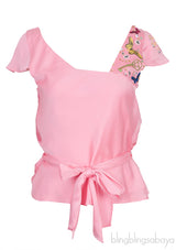 Pink Asymmetrical Top