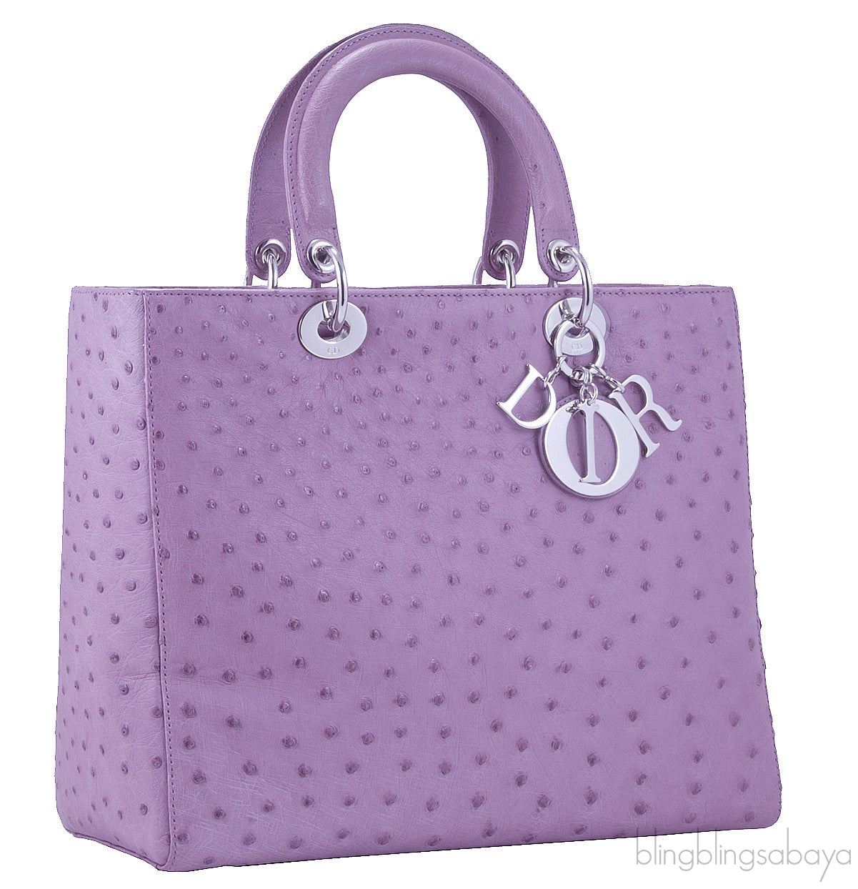 Lady Dior Lilac Ostrich