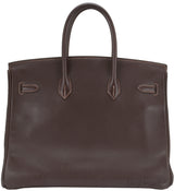 Birkin 35 Veau Gulliver Havane GHW*