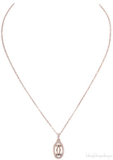 Logo Double C Diamond Necklace