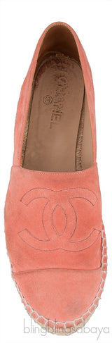 Coral Suede CC Cap Toe Espadrille