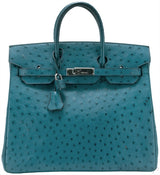 Birkin 32 HAC Blue Cobalt Ostrich