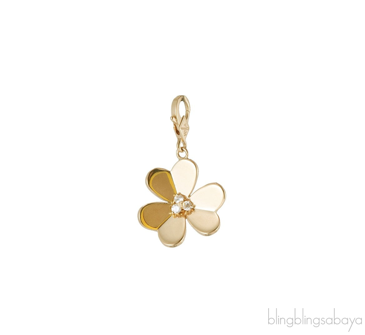 Gold & Diamond Charm Bracelet