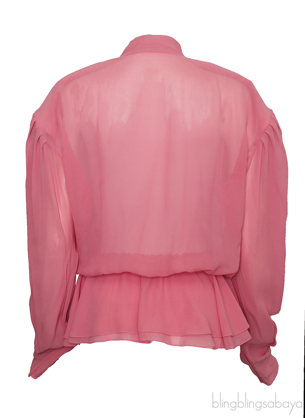 Coral Pink Peplum