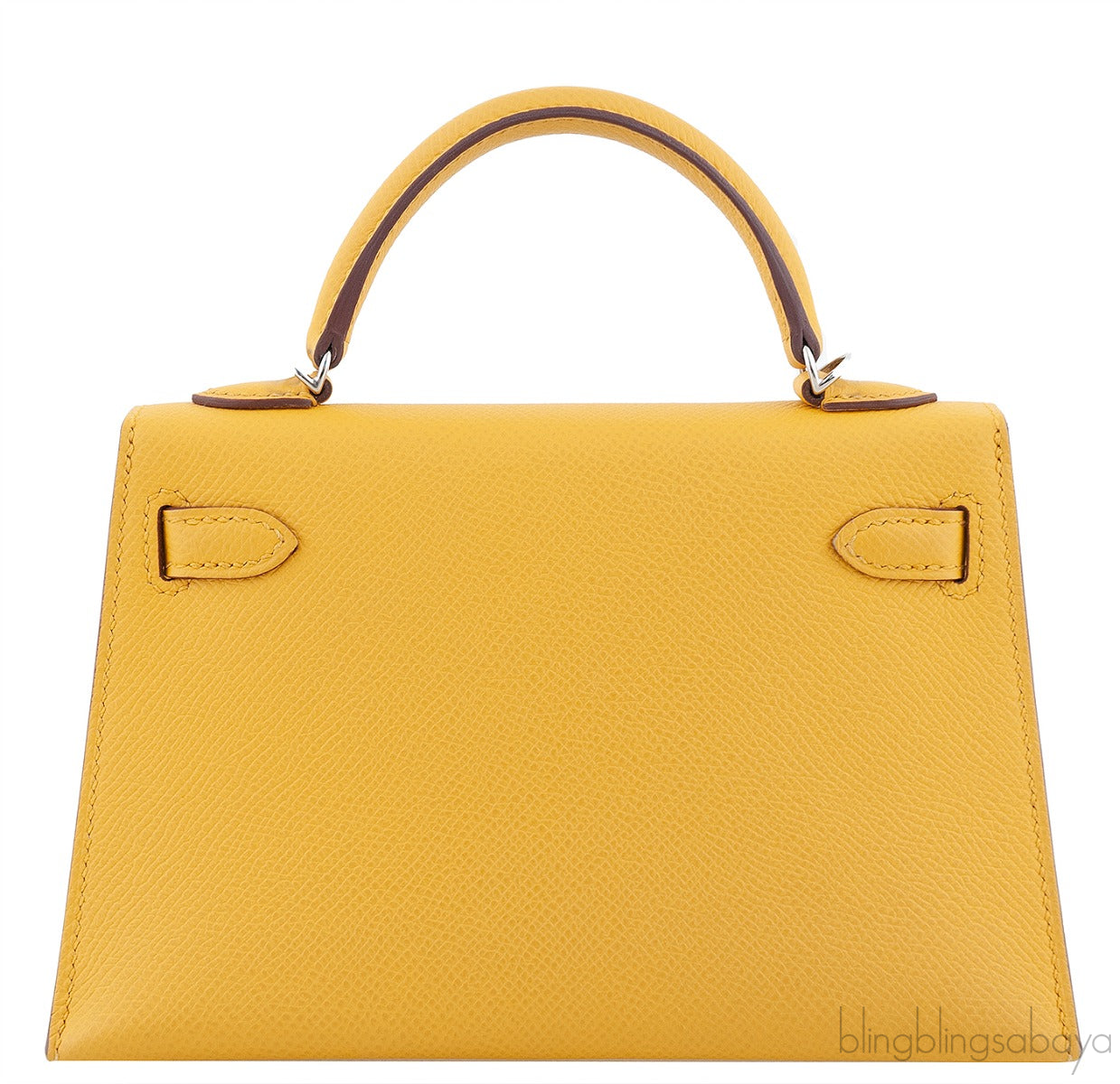 Kelly 20 Mini Sellier Jaune Epsom PHW