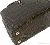 Capucines BB Crocodile Kaki Bag