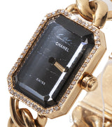 Chanel Premiere Yellow Gold 18k & Black Diamonds Watch