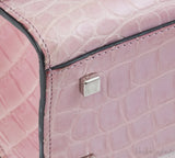 Moynat Rejane PM Pink Nilo Crocodile