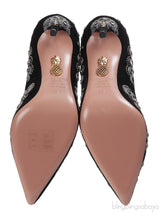 Aquazzura Black Embellished Jaipur Pumps