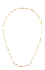 Gold Diamond Necklace & Bracelet