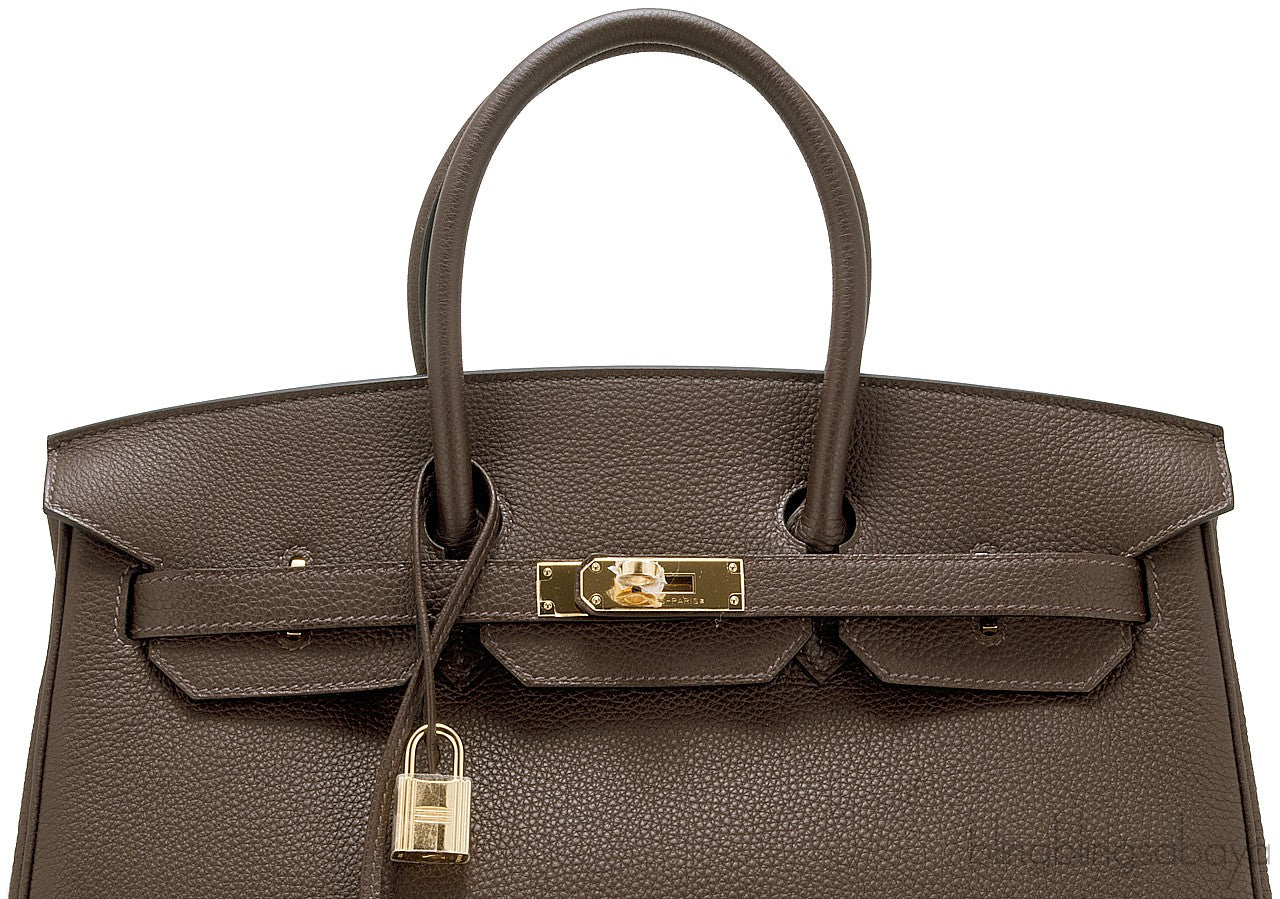 Birkin 35 Cacao Togo GHW