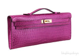 Kelly Cut Fuchsia Pink Crocodile