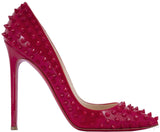 Pigalle Spikes Red Patent Heels