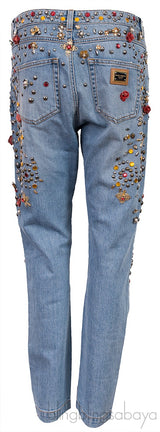 Studded Blue Jeans