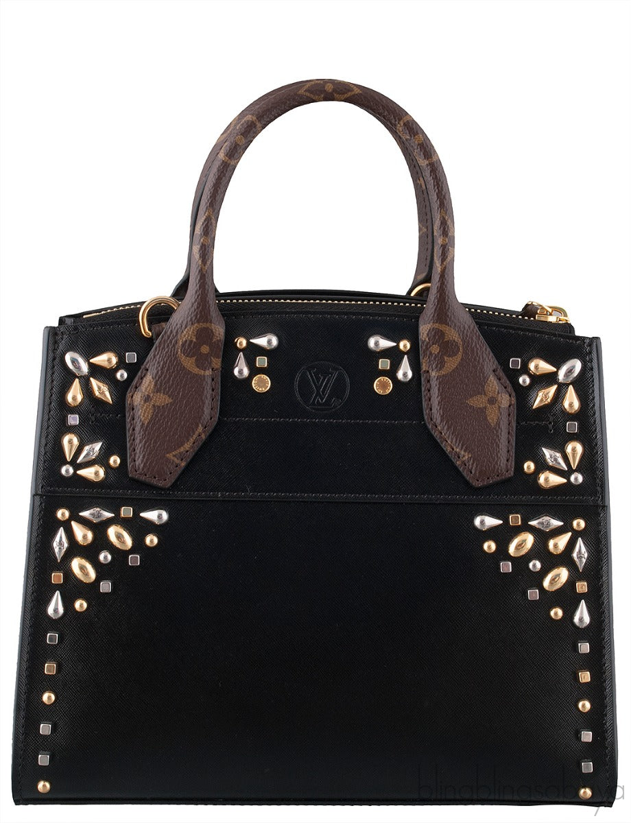 City Steamer Bead Embellished Mini Bag