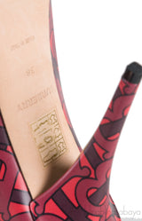 Red Wiltkin Logo Print Slingback