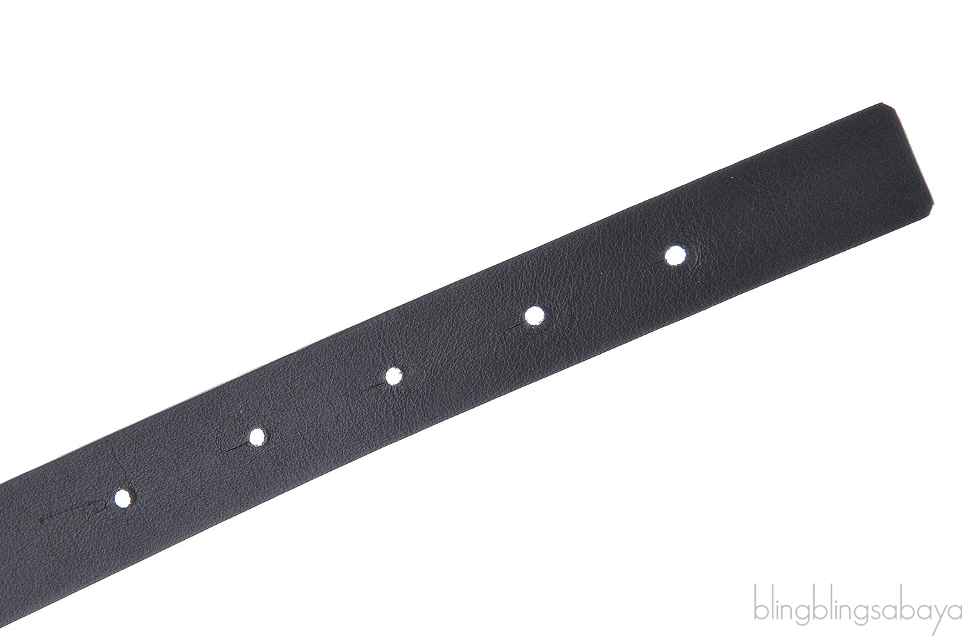 Black Pearl Leather Belt