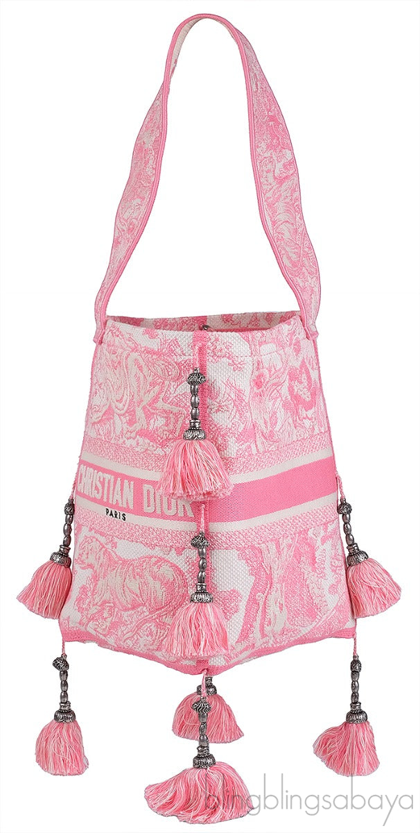 Pink Dior D-Bucket Bag