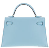 Kelly 20 Bleu Zephyr Epsom Sellier PHW