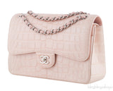 Light Pink Jumbo Crocodile Bag
