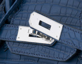 Birkin 30 Blue Sapphire Matte Crocodile