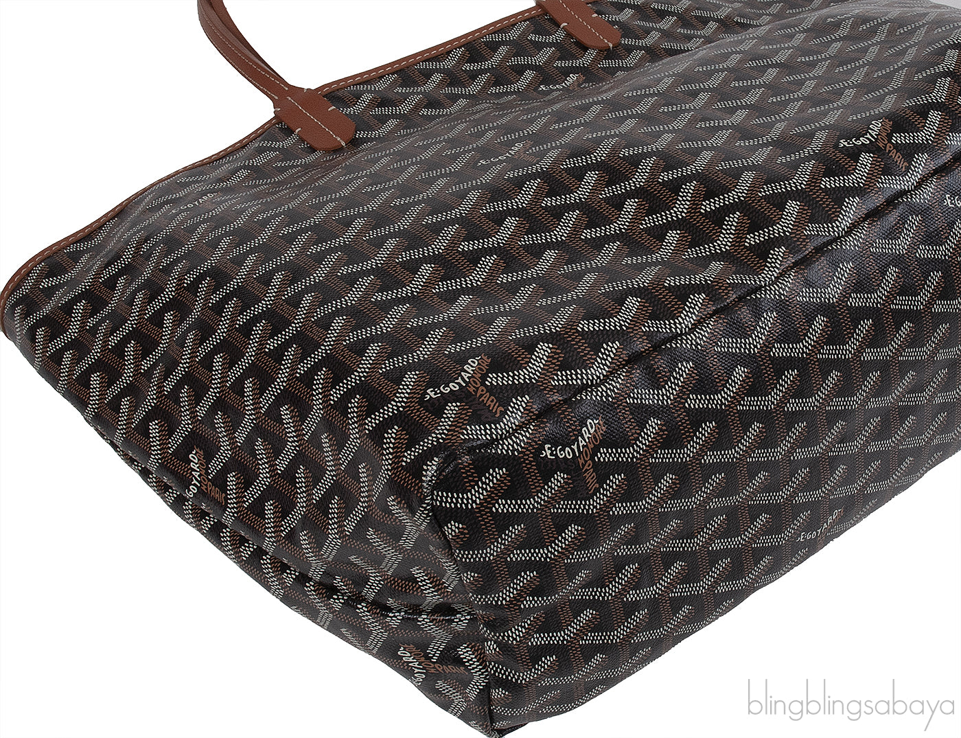 Goyard Saint Louis PM Tote Bag Goyardine Canvas