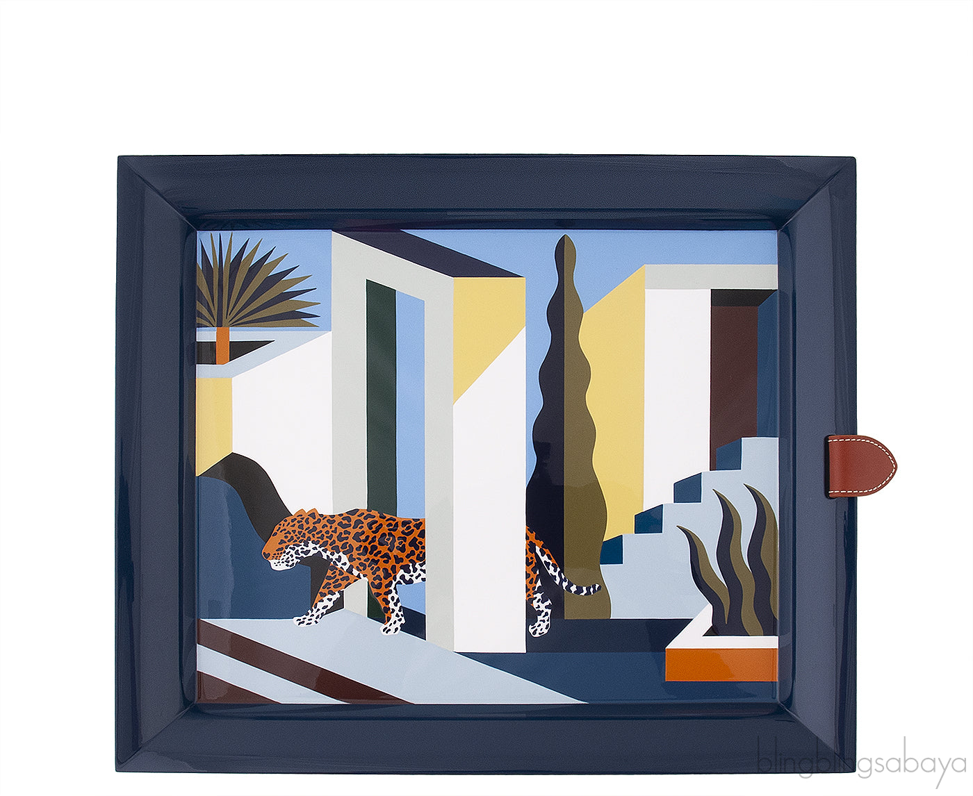 Atrium Jaguar dans un Jardin Mexicain Tray