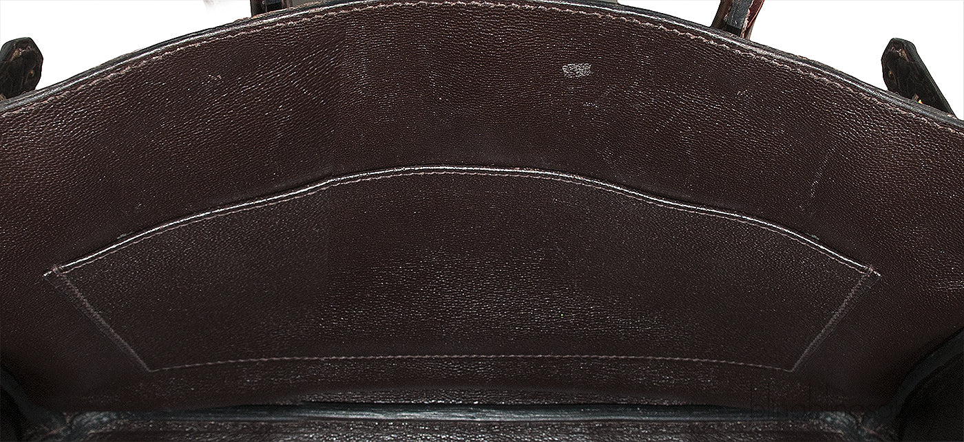 Birkin 30 Dark Brown Crocodile
