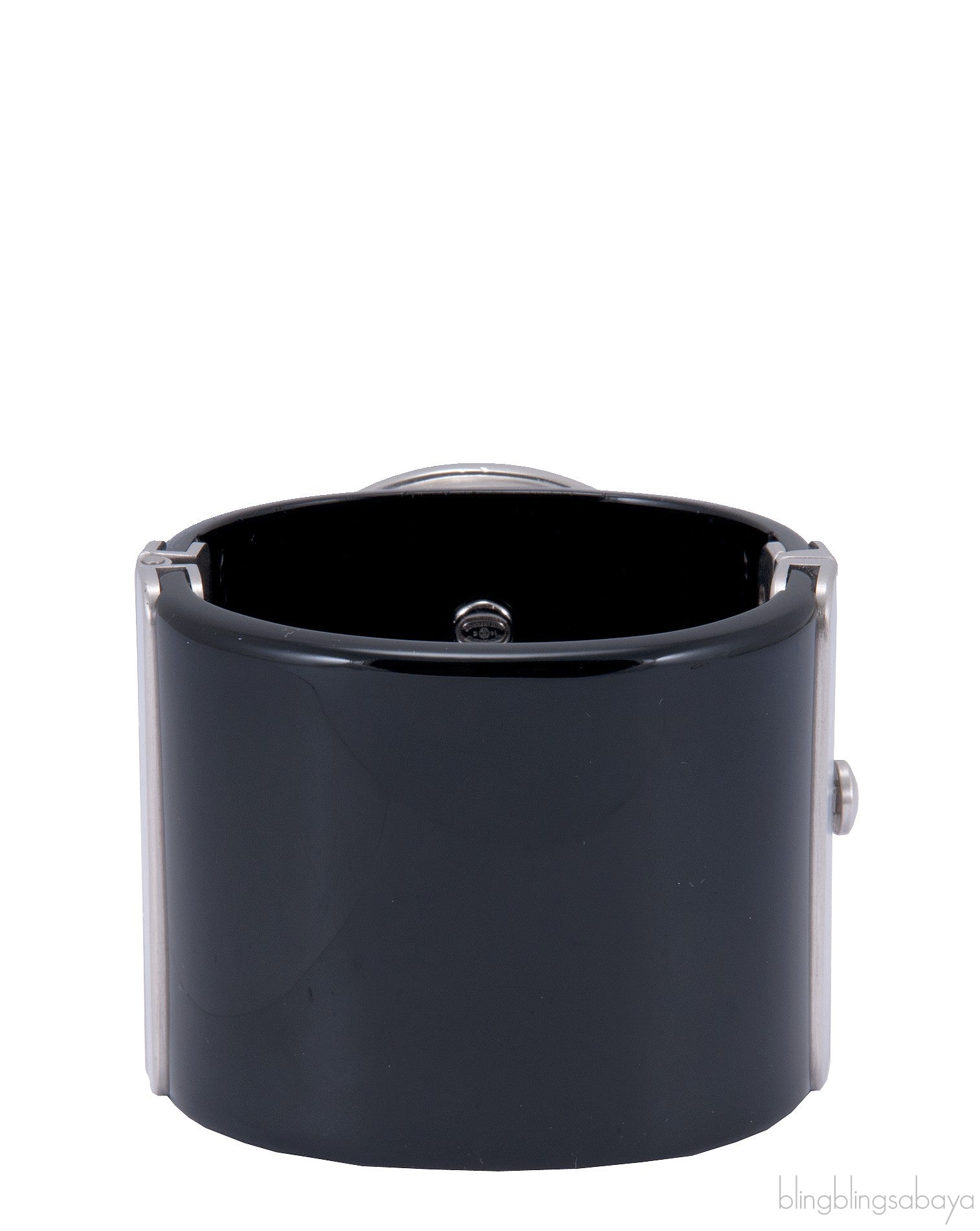 Black Soup Can Cuff Bracelet